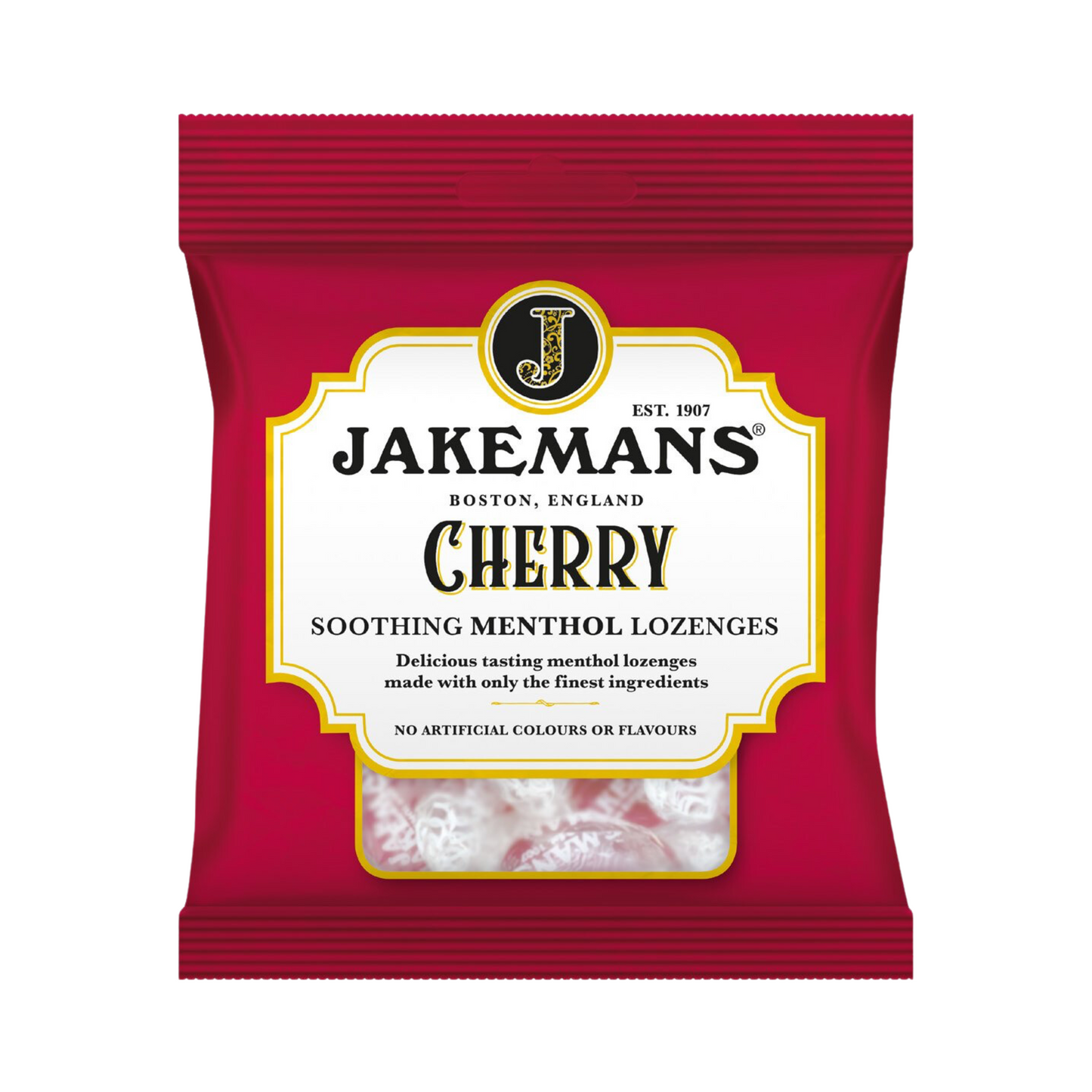 Jakemans - Cherry Soothing Menthol Lozenges 73g - Medaid International