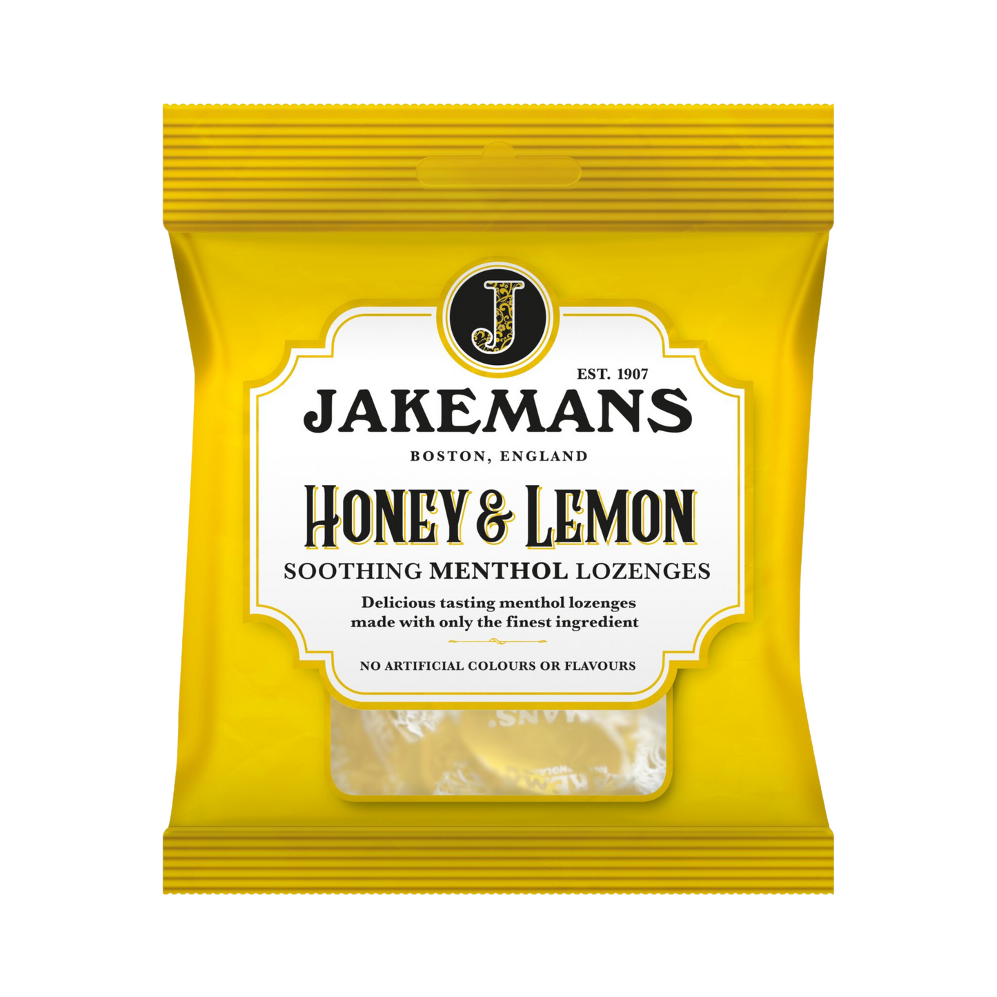 Jakemans - Honey & Lemon Soothing Menthol Lozenges 73g - Medaid International