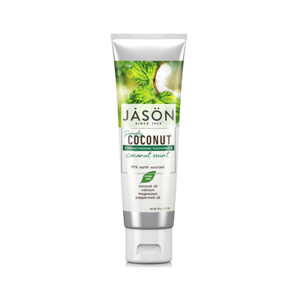 Jason - Simply Coconut Mint Toothpaste 119g - Medaid International