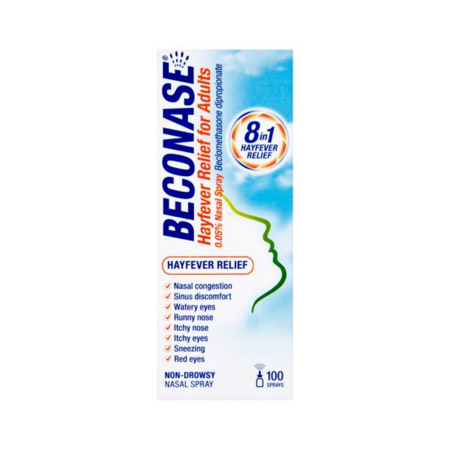 Beconase - Hayfever Nasal Spray 100 Sprays - Medaid International