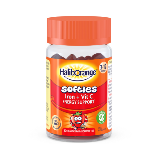 Haliborange - Iron & Vitamin C 30 Strawberry Softies - Medaid International
