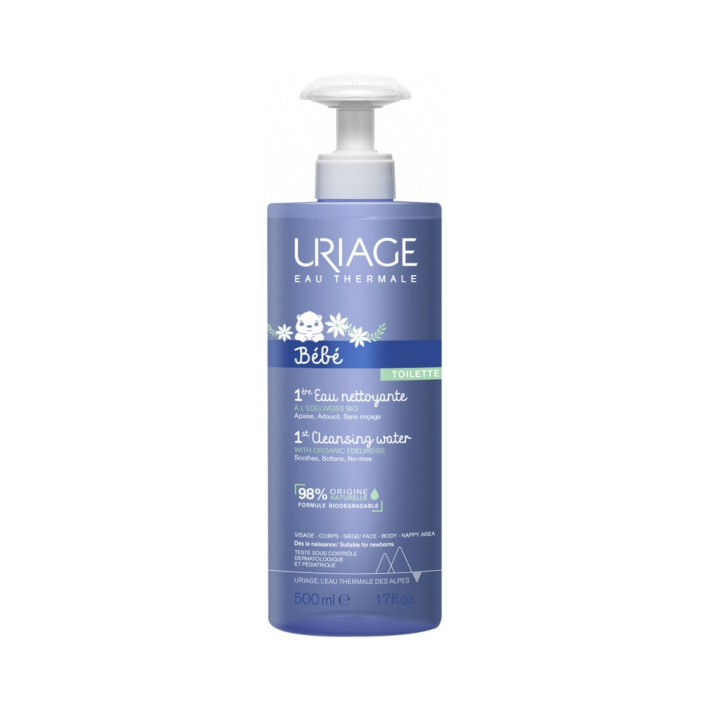 Uriage - Baby 1st Cleansing Water 500ml - Medaid International