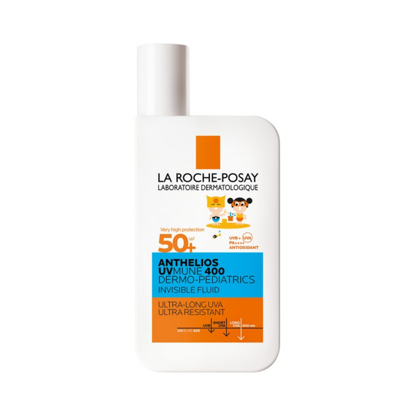 La Roche Posay - Anthelios UVMUNE 400 Dermo Paediatrics Ultra Light Invisible Fluid SPF50+ 50ml - Medaid International