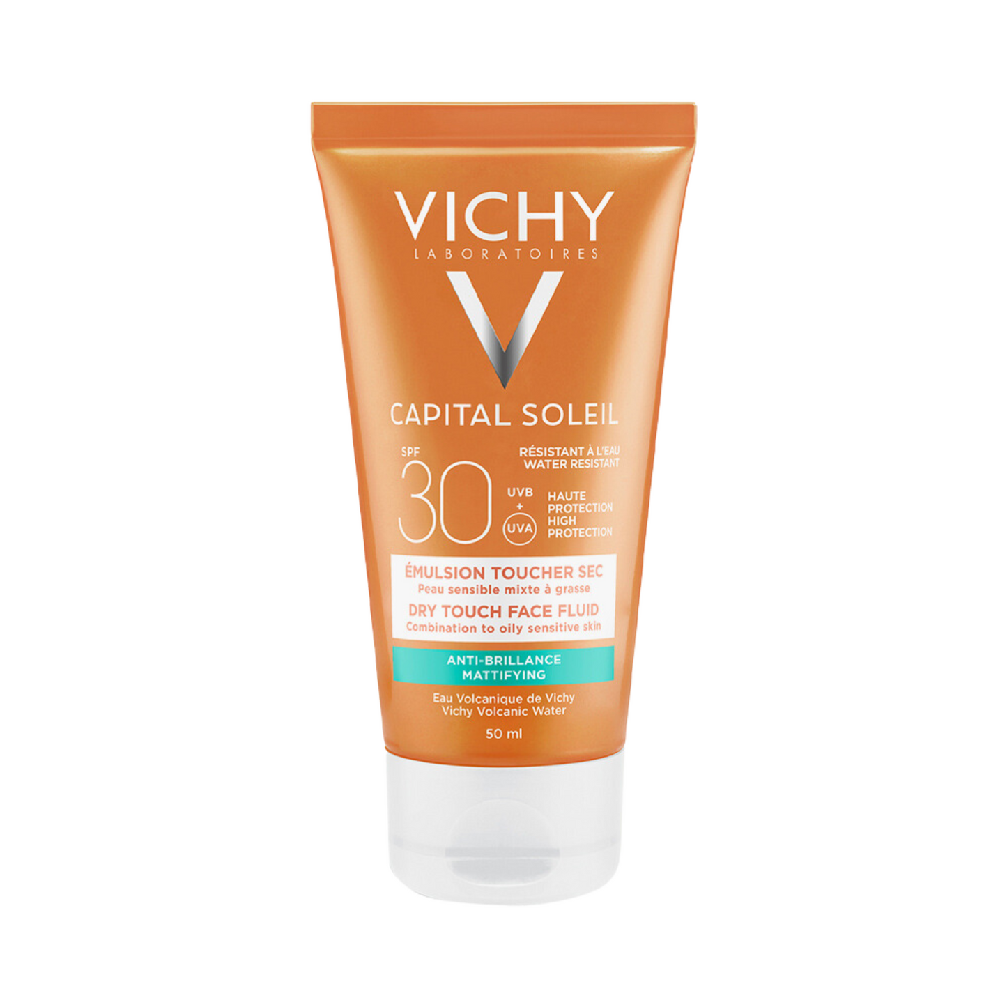 Vichy - Capital Soleil Mattifying Dry Touch Face Fluid SPF30 50ml - Medaid