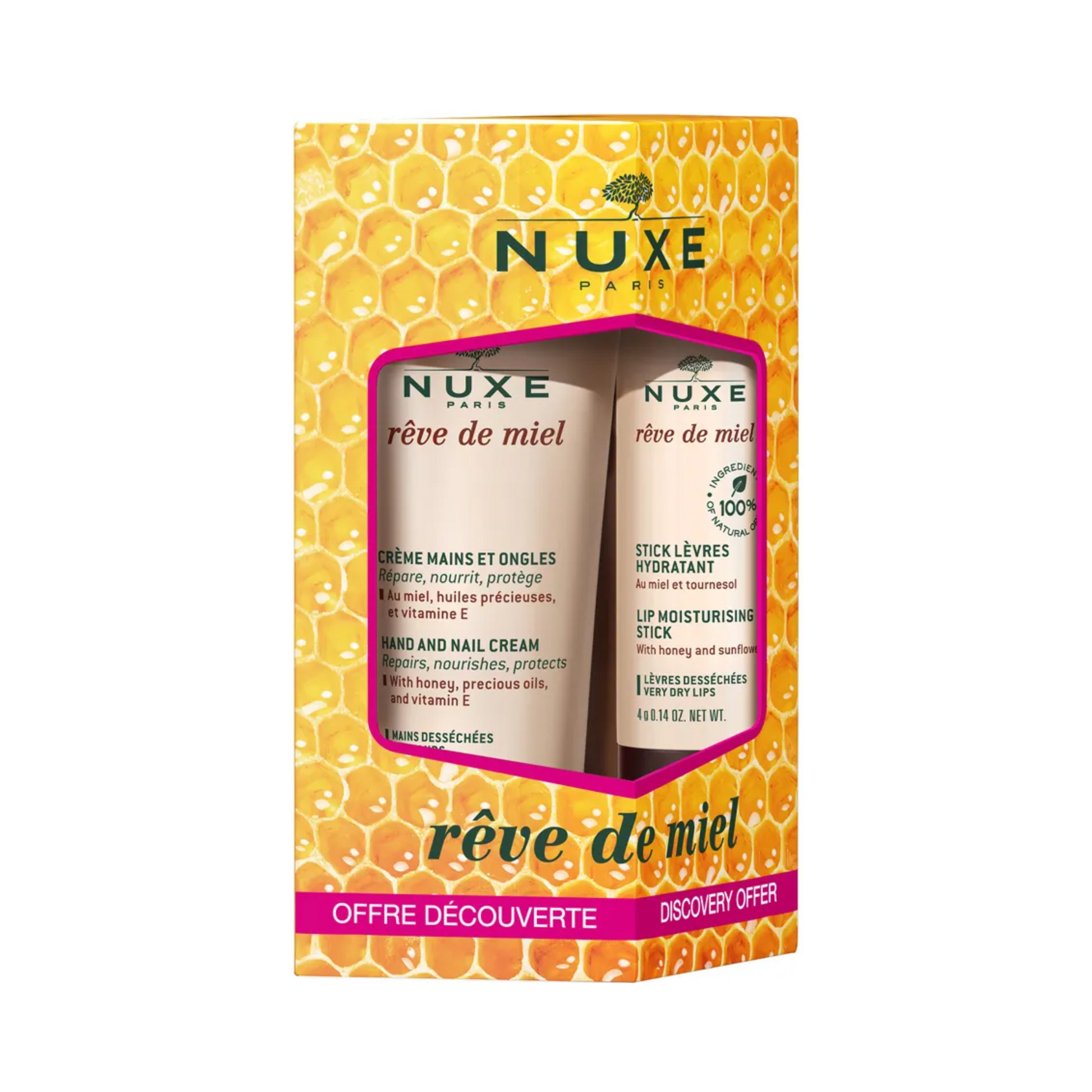 Nuxe - Rêve de Miel Lip & Hand Duo - Medaid International
