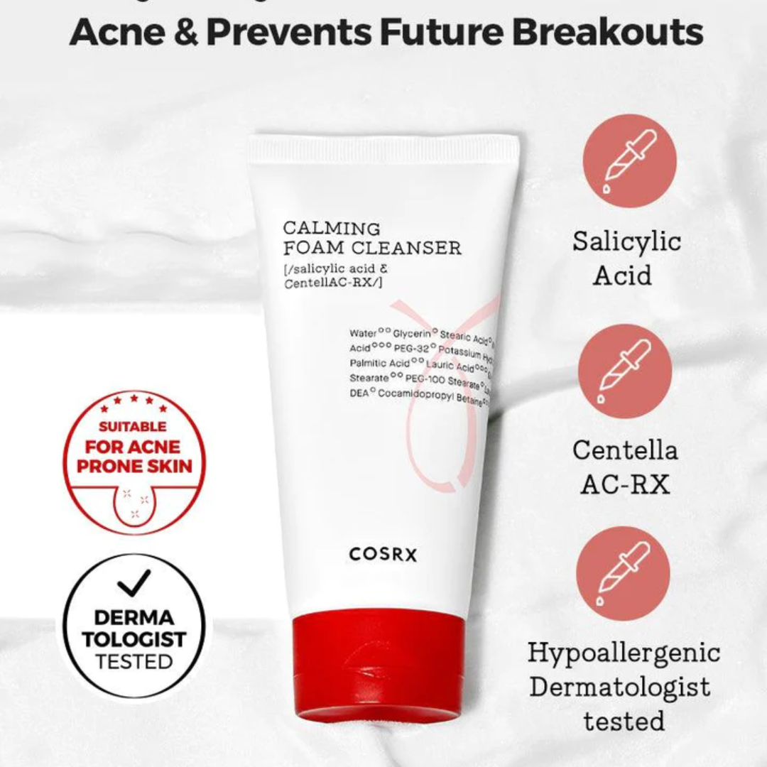 Cosrx Ac Collection Calming Foam Cleanser - Medaid