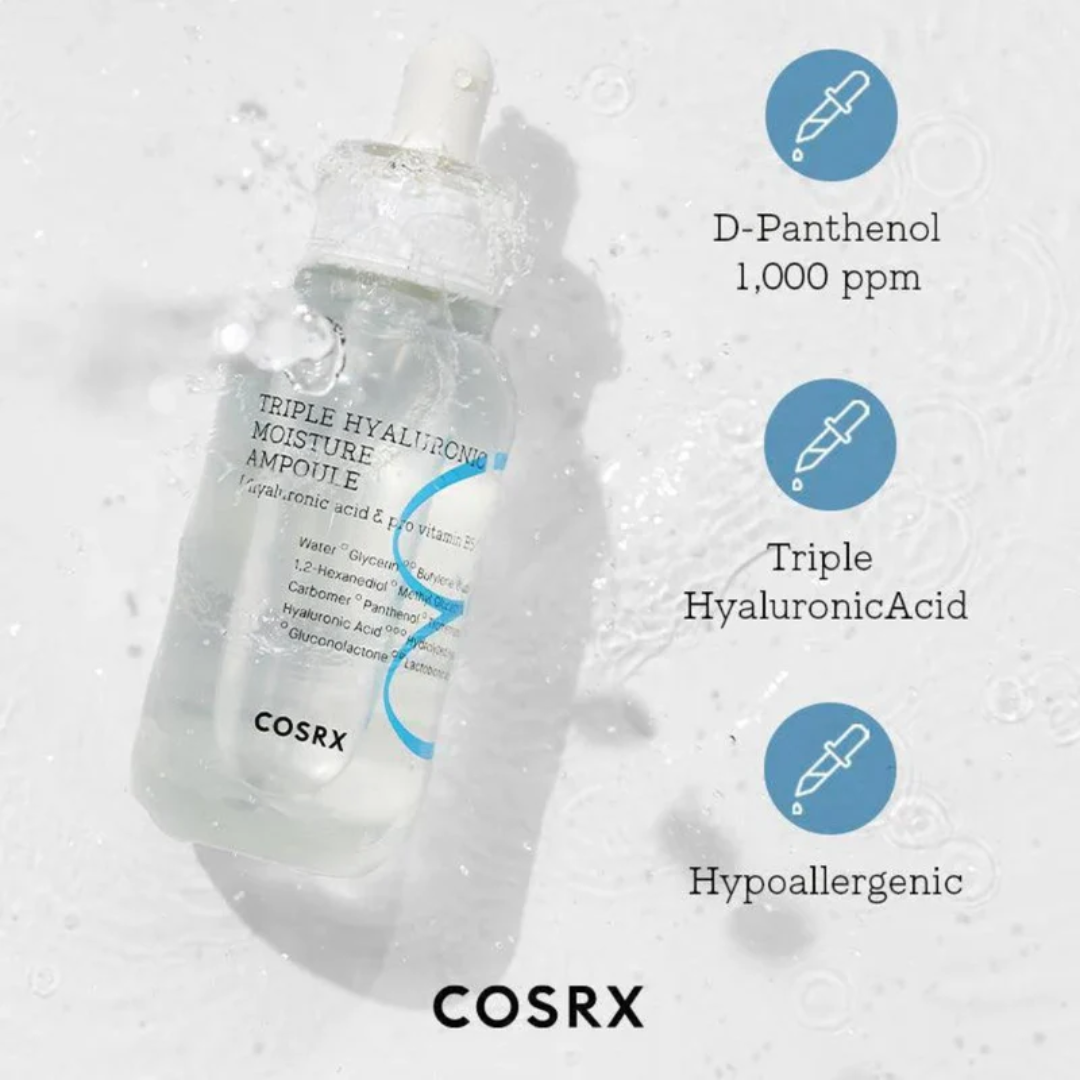 Cosrx Hydrium Triple Hyaluronic Moisture Ampoule - Medaid