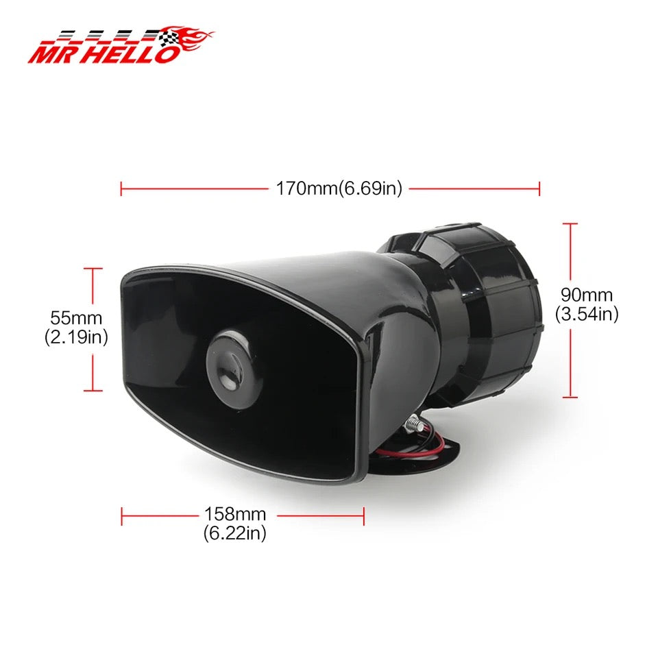 Car Siren Electronic Horn 100Watt - Medaid International