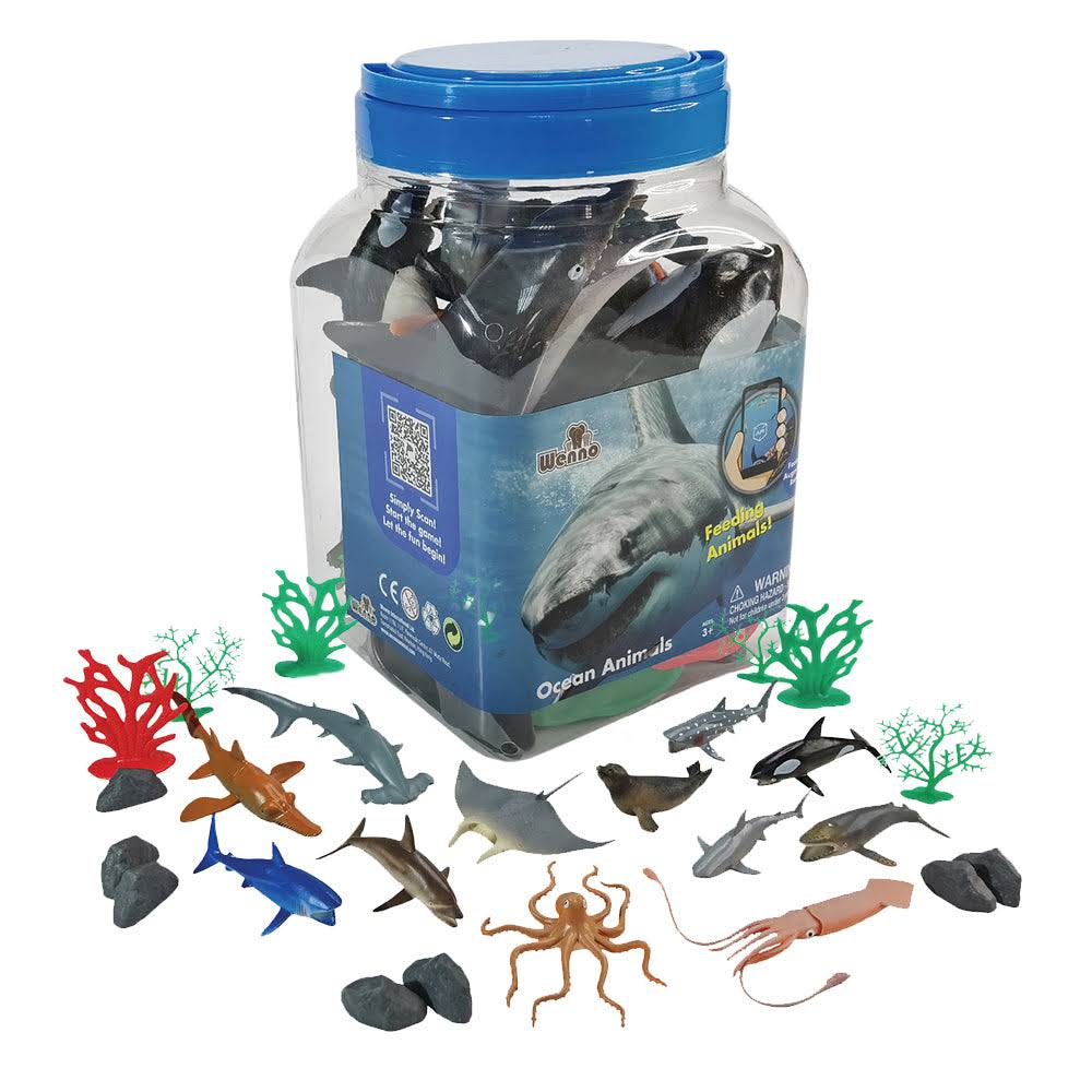 Discovery Ocean Animals Set 30 Pieces by Wenno Animal Planet - Medaid International