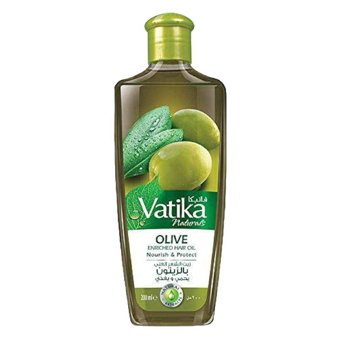 Vatika Imported Olive For Nourish & Protect Hair Oil - 200ml - Medaid International