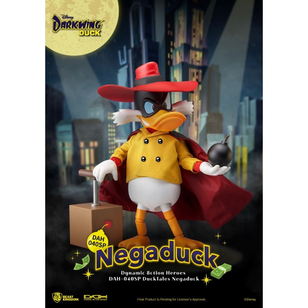 Ducktales Nega Duck Action Figure By Beast Kingdom (DAH-04) - Medaid International