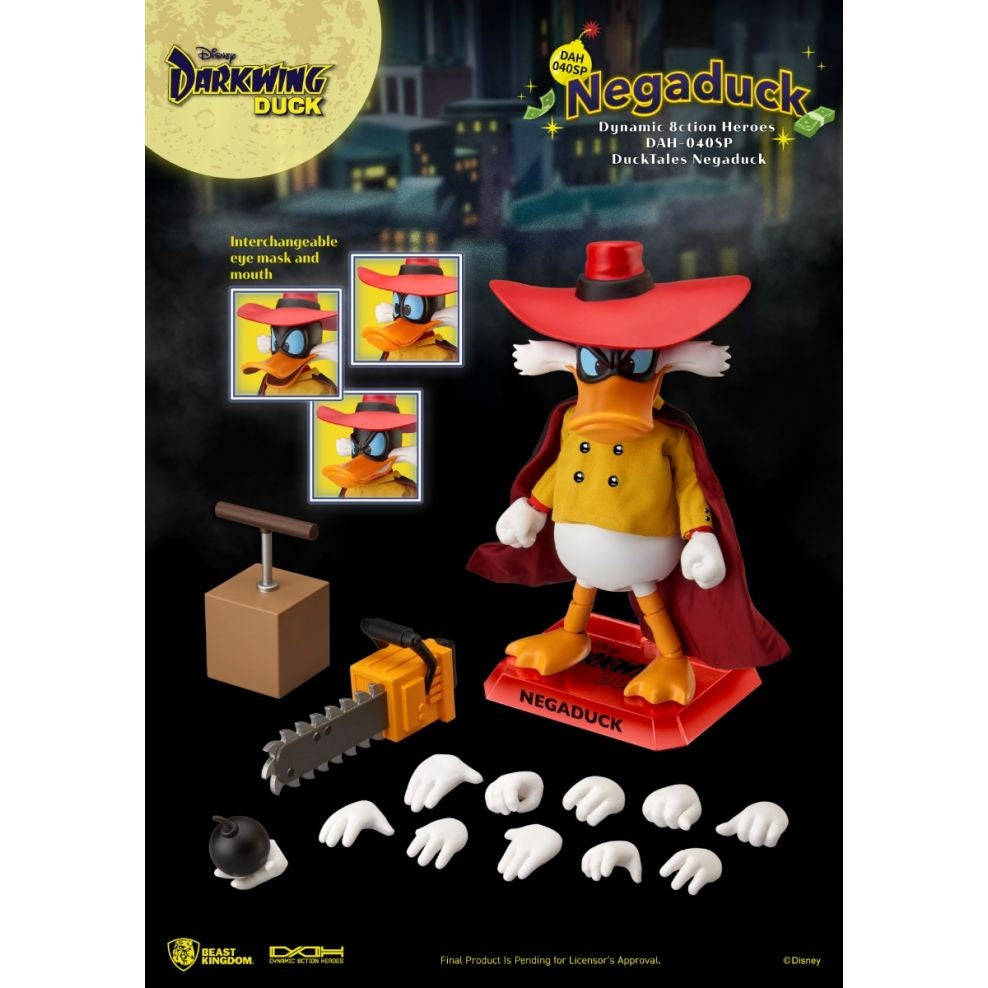Ducktales Nega Duck Action Figure By Beast Kingdom (DAH-04) - Medaid International