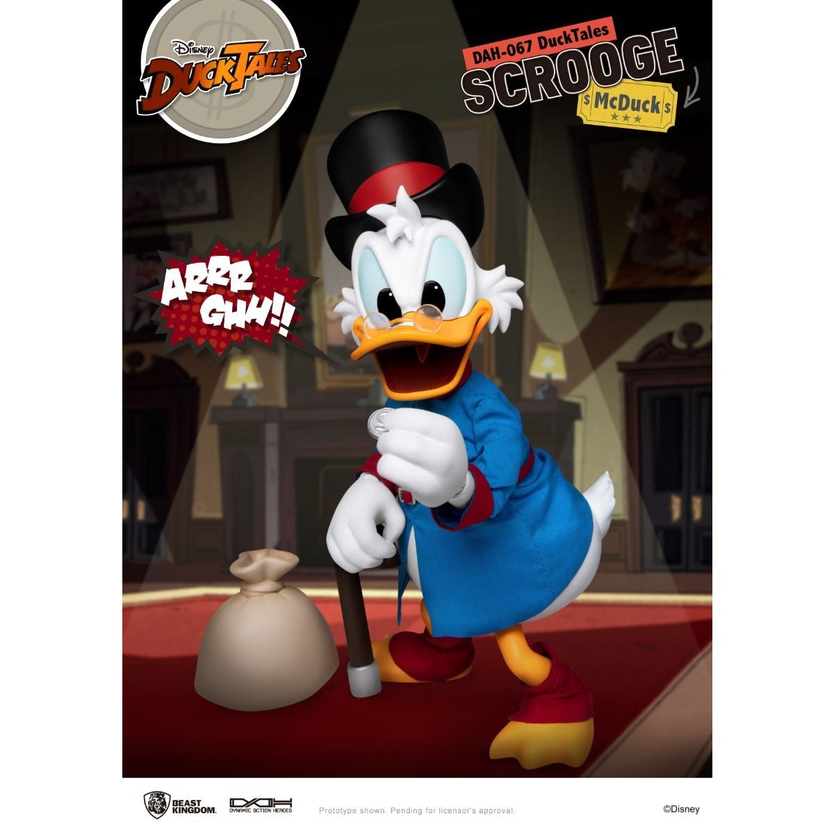 DuckTales Scrooge McDuck Action Figure By Beast Kingdom (DAH-067) - Medaid International
