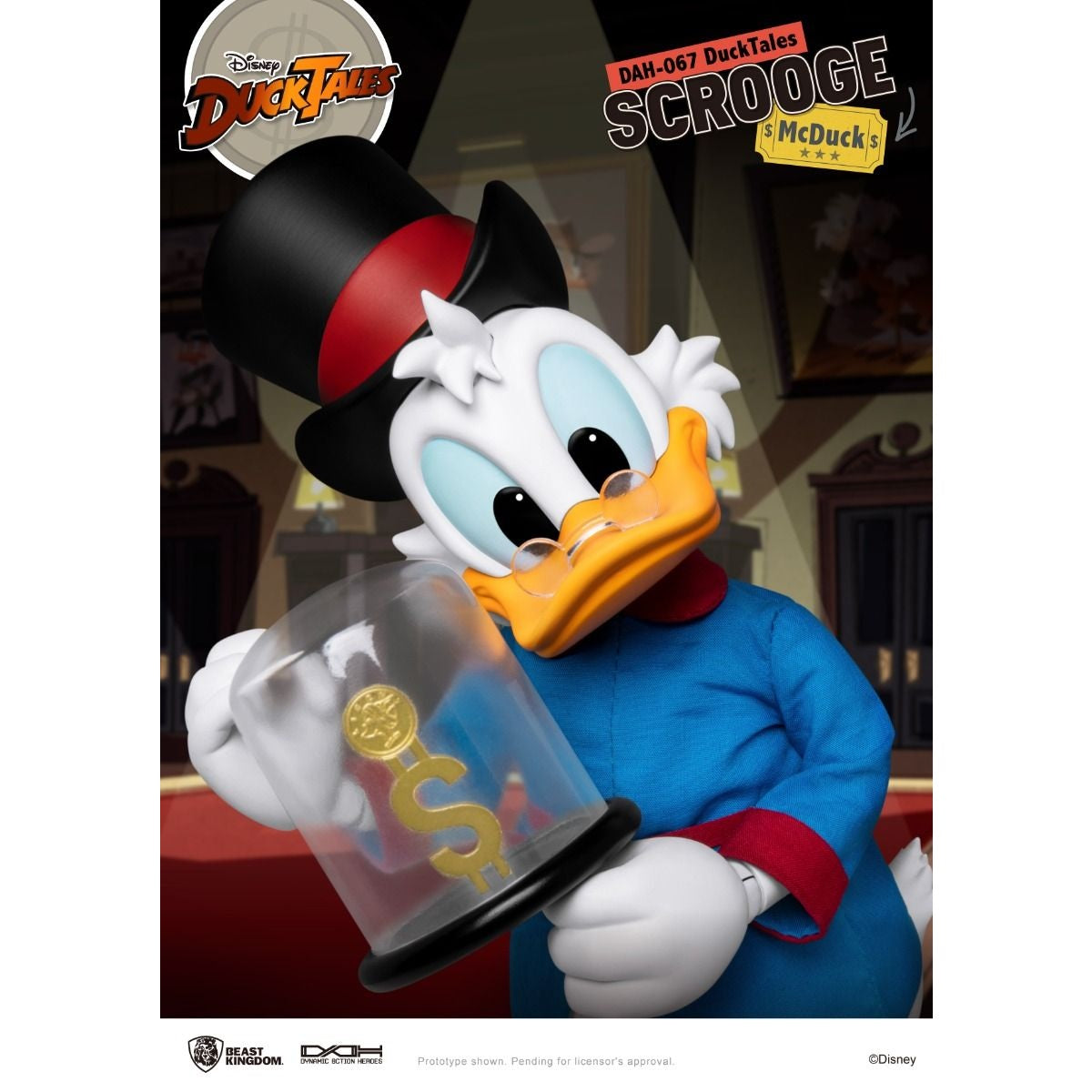 DuckTales Scrooge McDuck Action Figure By Beast Kingdom (DAH-067) - Medaid International