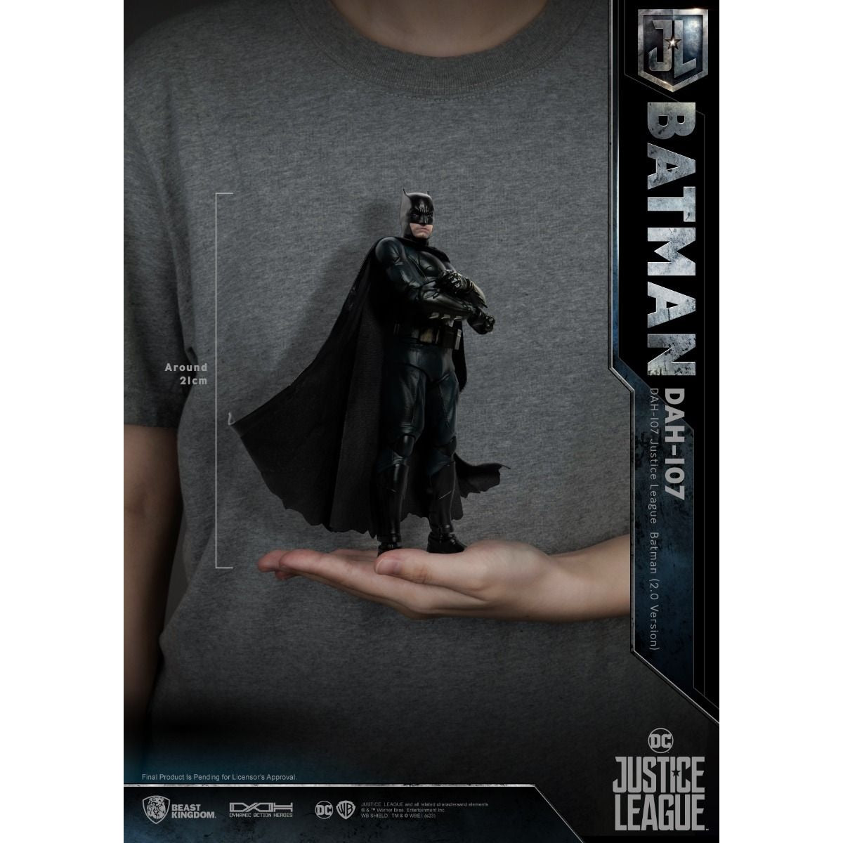 DAH-107 Justice League Batman Dynamic Action Heroes By Beast Kingdom - Medaid International