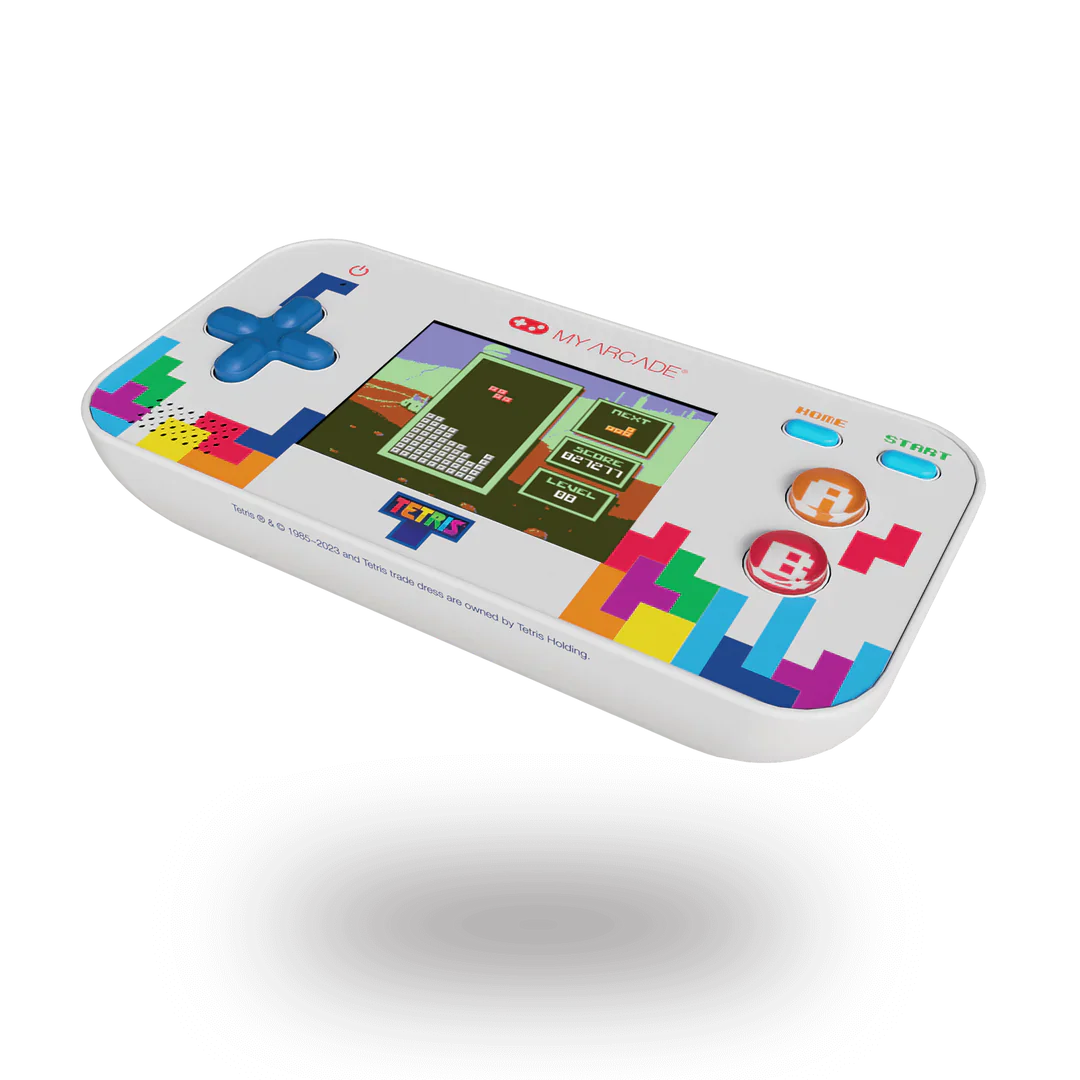 My Arcade Gamer V Classic Tetris Portable Video Game System (201 Games In 1) - Blue - Medaid International