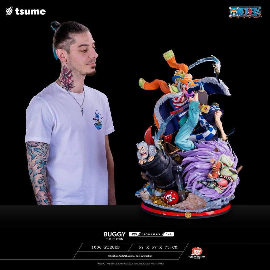 One Piece BUGGY THE CLOWN HQS DIORAMAX 1/4 By Tsume Art - Medaid International