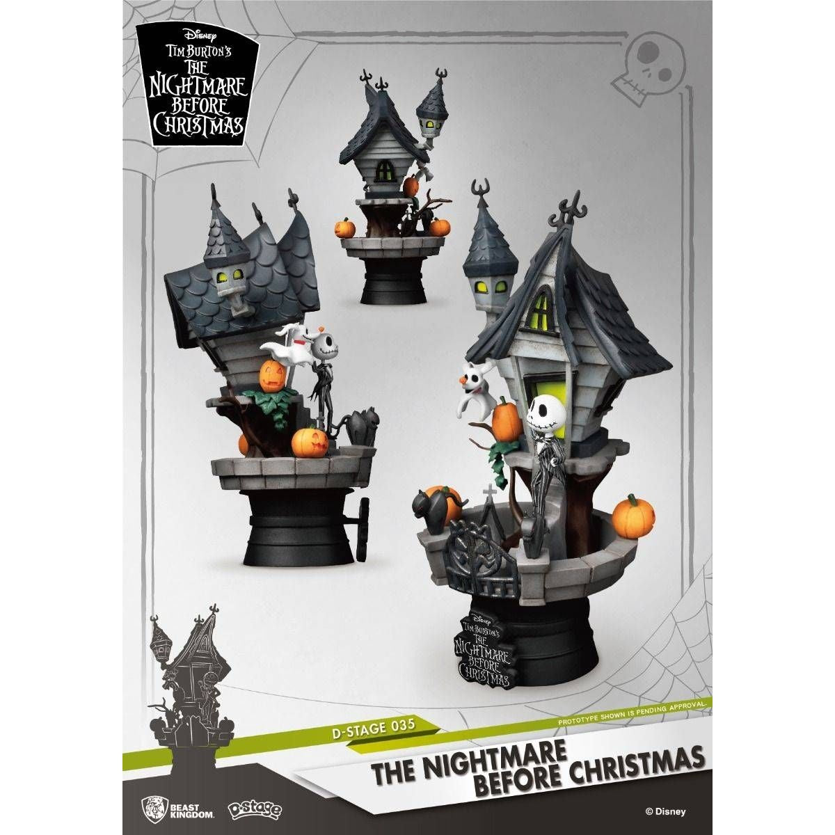 The Nightmare Before Christmas Diorama Stage-035 by Beast Kingdom - Medaid International