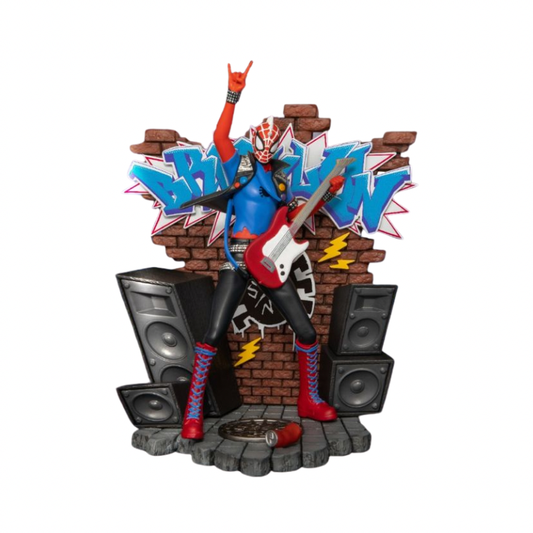 DS-125 Spider-Man: Across the Spider-Verse Part One-Spider-Punk Diorama Stage By Beast Kingdom - Medaid International