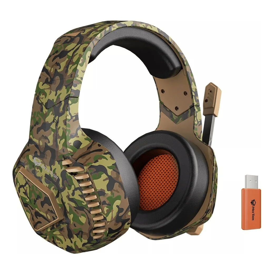 Wireless Bluetooth Gaming Headphones Meetion MTBth014 Color Jungle Green - Medaid International