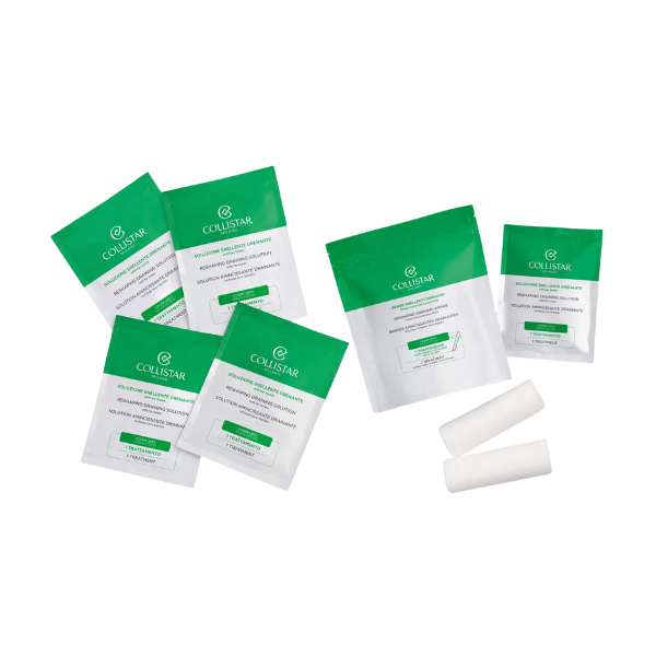 Buy Collistar Reshaping Draining Solution Refill 4X100Ml + Collistar Reshaping Draining Wraps 2X100Ml And Get 50% Discount - Medaid