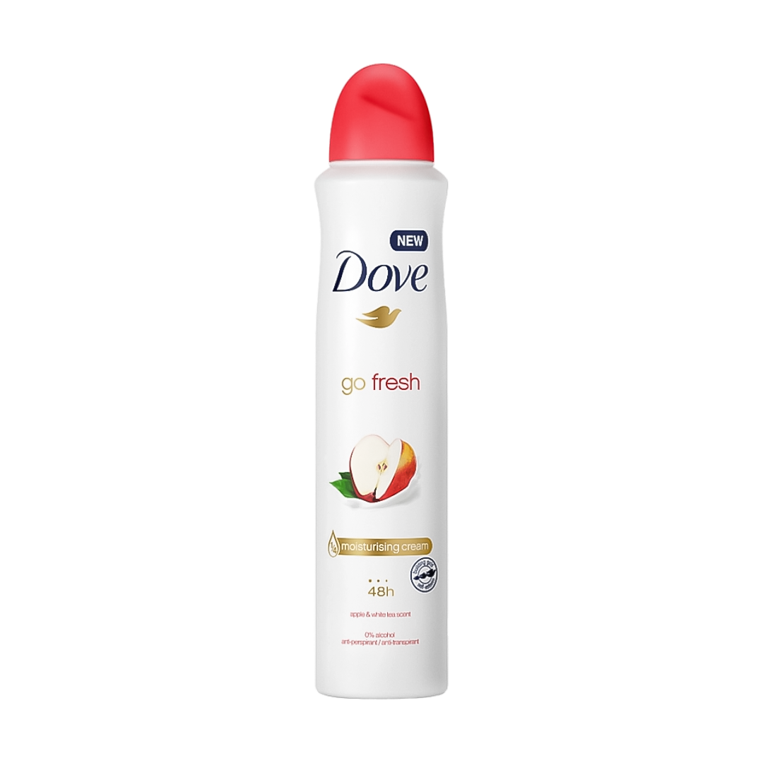 Dove Go Fresh Apple & White Tea Spray Deodorant - 250ml - Medaid International