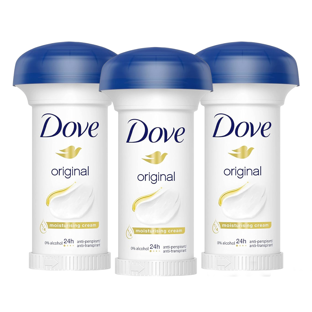 Dove Original 24H Anti-Perspirant Stick Deodorant For Her - Pack Of 3 - Medaid