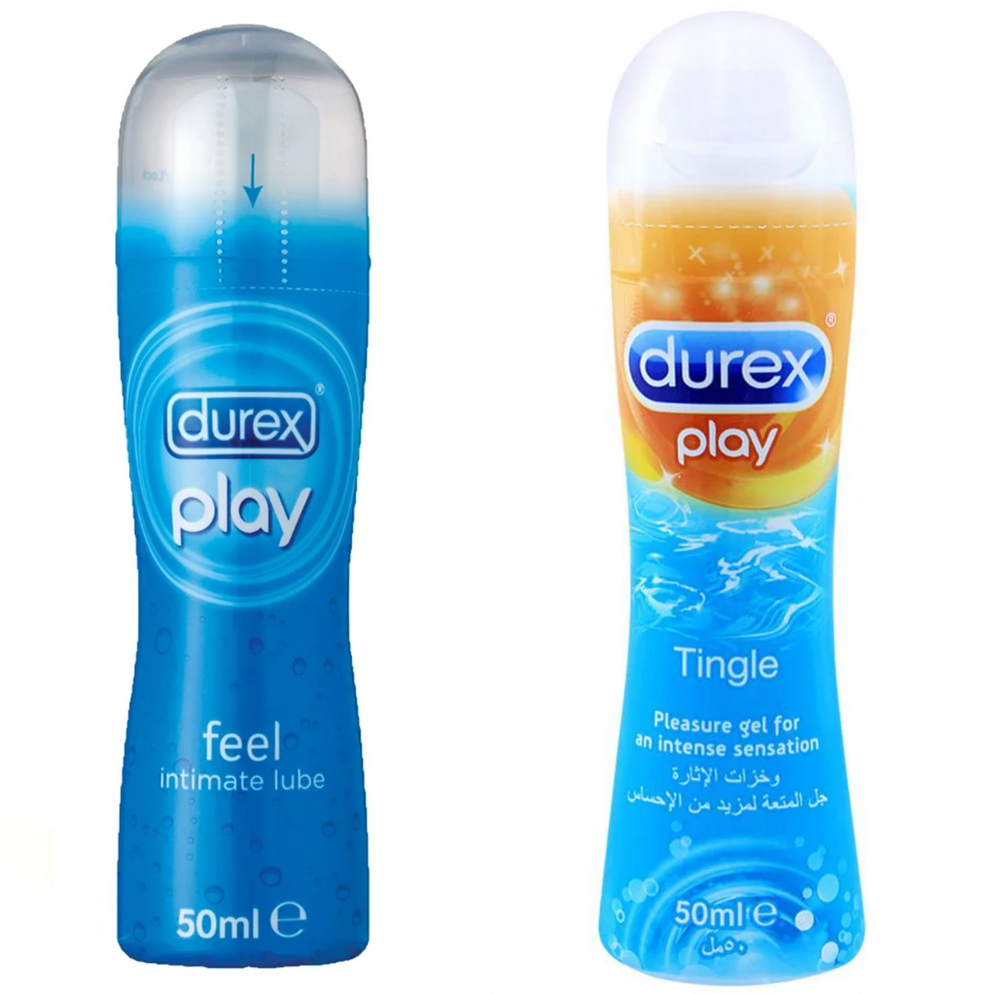 Durex lubes Play Feel + Durex Play Tingle bundle - Medaid - Lebanon