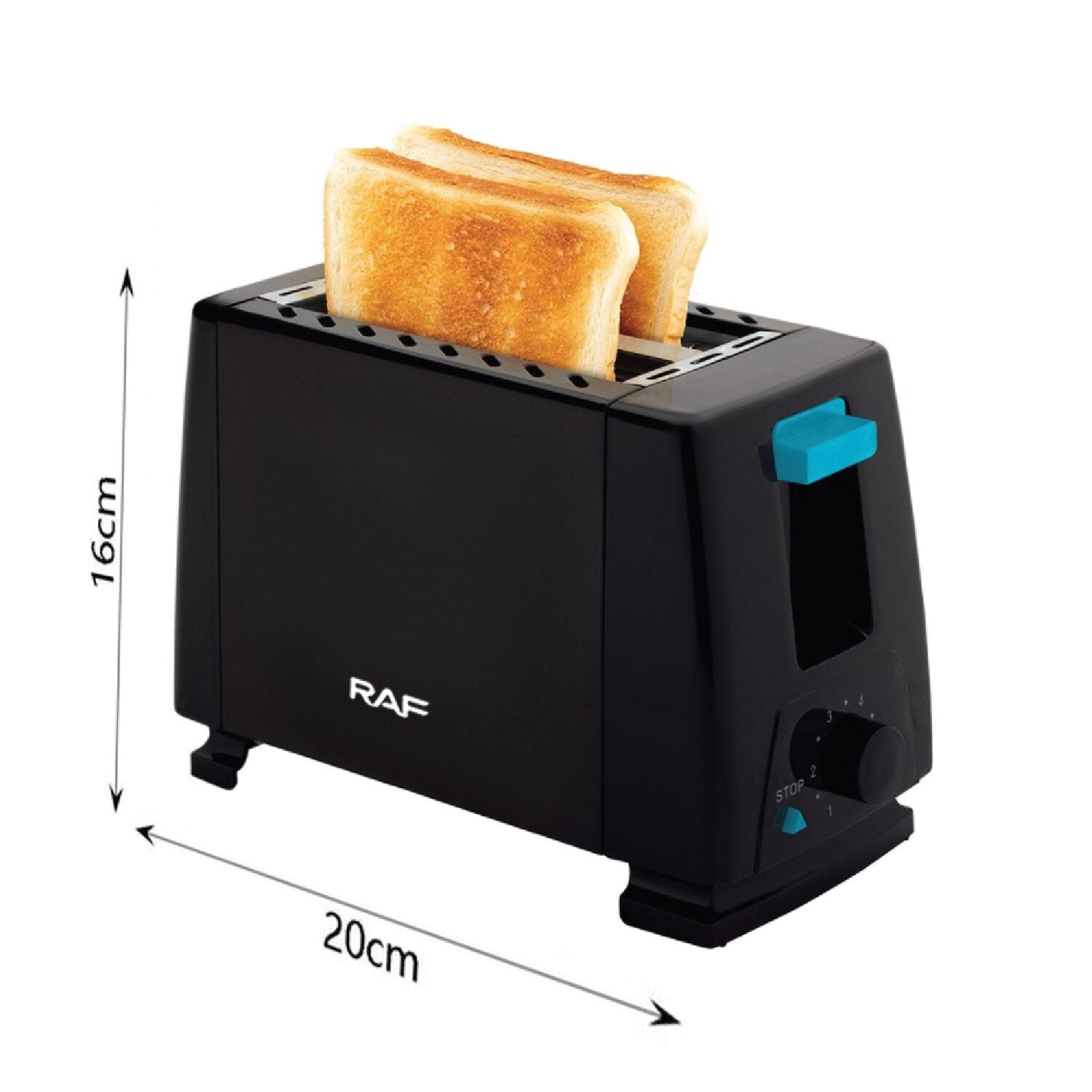 Raf 2 Slice Toaster 650W R263 - Medaid International