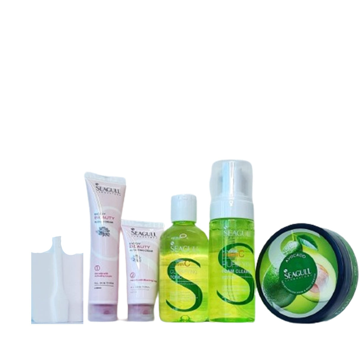 Body & Hand Cream (Avocado) + Bleach &Activating Cream (Hand and Body) + Purifying Foam Cleanser with Vitamin C + Clarifying Tonic with Vitamin C - Medaid