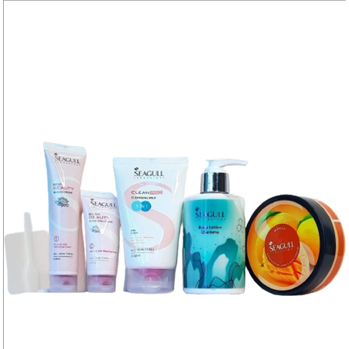 Body & Hand Cream (Mango) + Bleach &Activating Cream (Hand & Body) + Cleansing Milk (3 in 1) + Body Lotion Charisma - Medaid