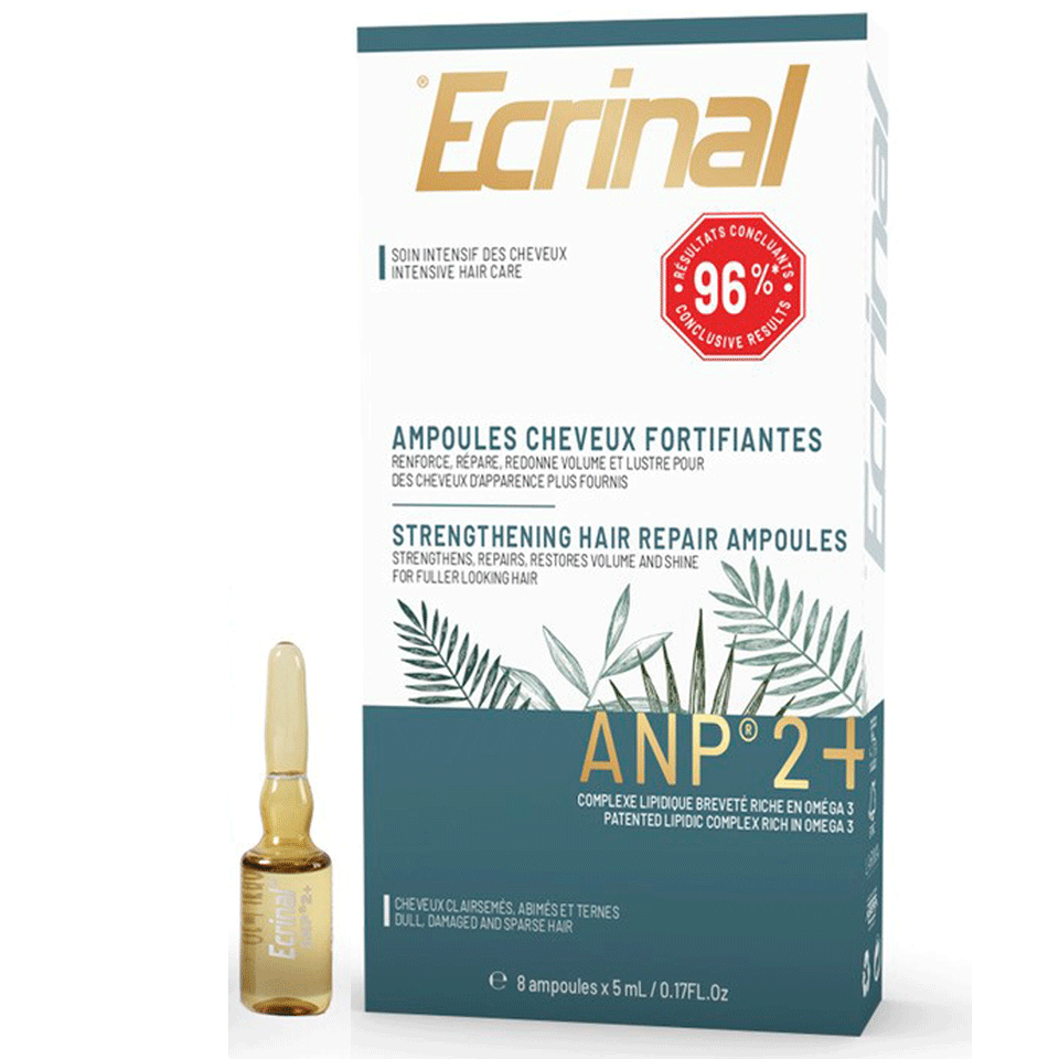 Ecrinal ANP2+ Anti Hairloss Bulbs - 8 Vials* 5 ml - Medaid International