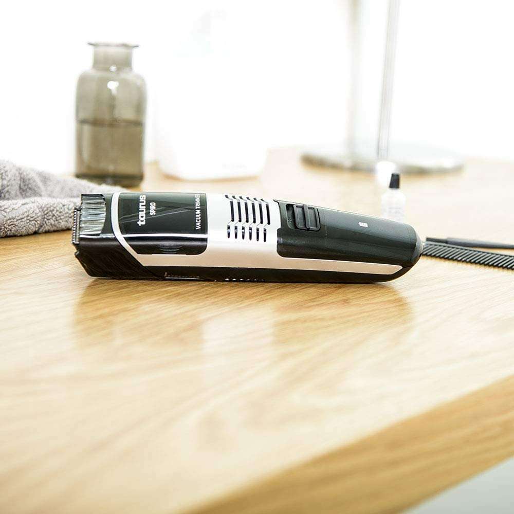 Beard Trimmer with Vacuum Black - Medaid International