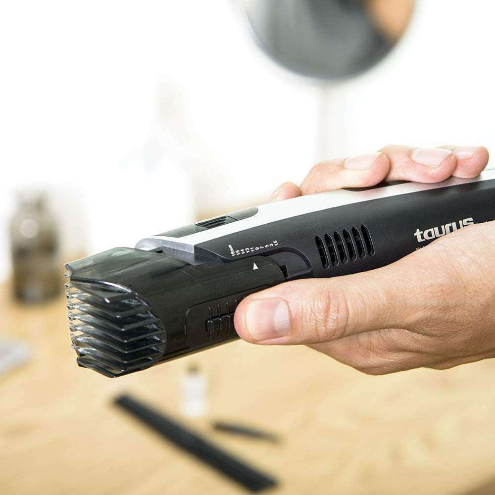 Beard Trimmer with Vacuum Black - Medaid International