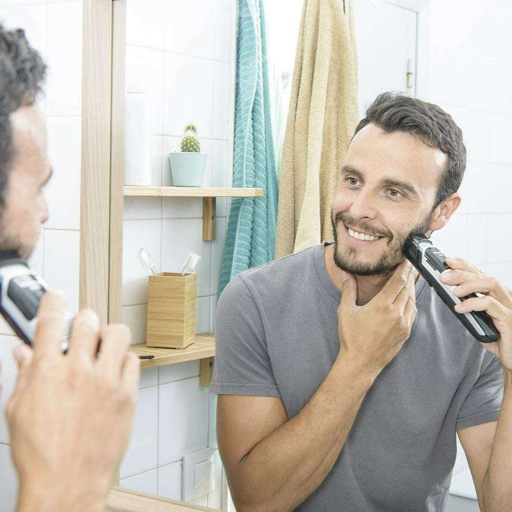 Beard Trimmer with Vacuum Black - Medaid International