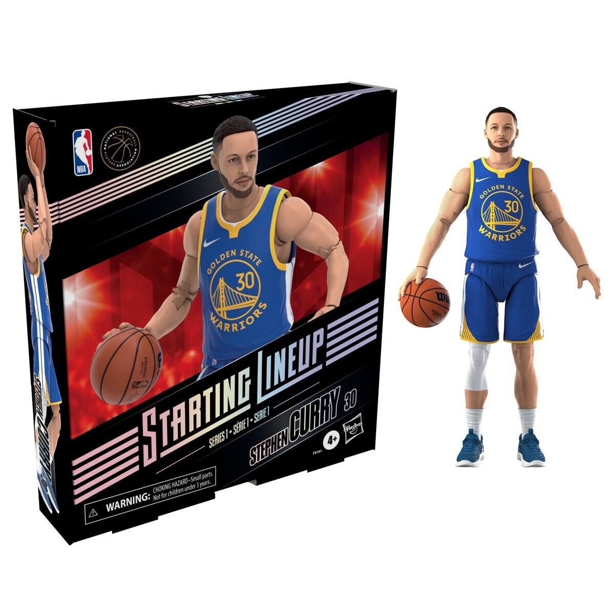 NBA Starting Lineup Stephen Curry 6 in Action Figure By Hasbro - Medaid International