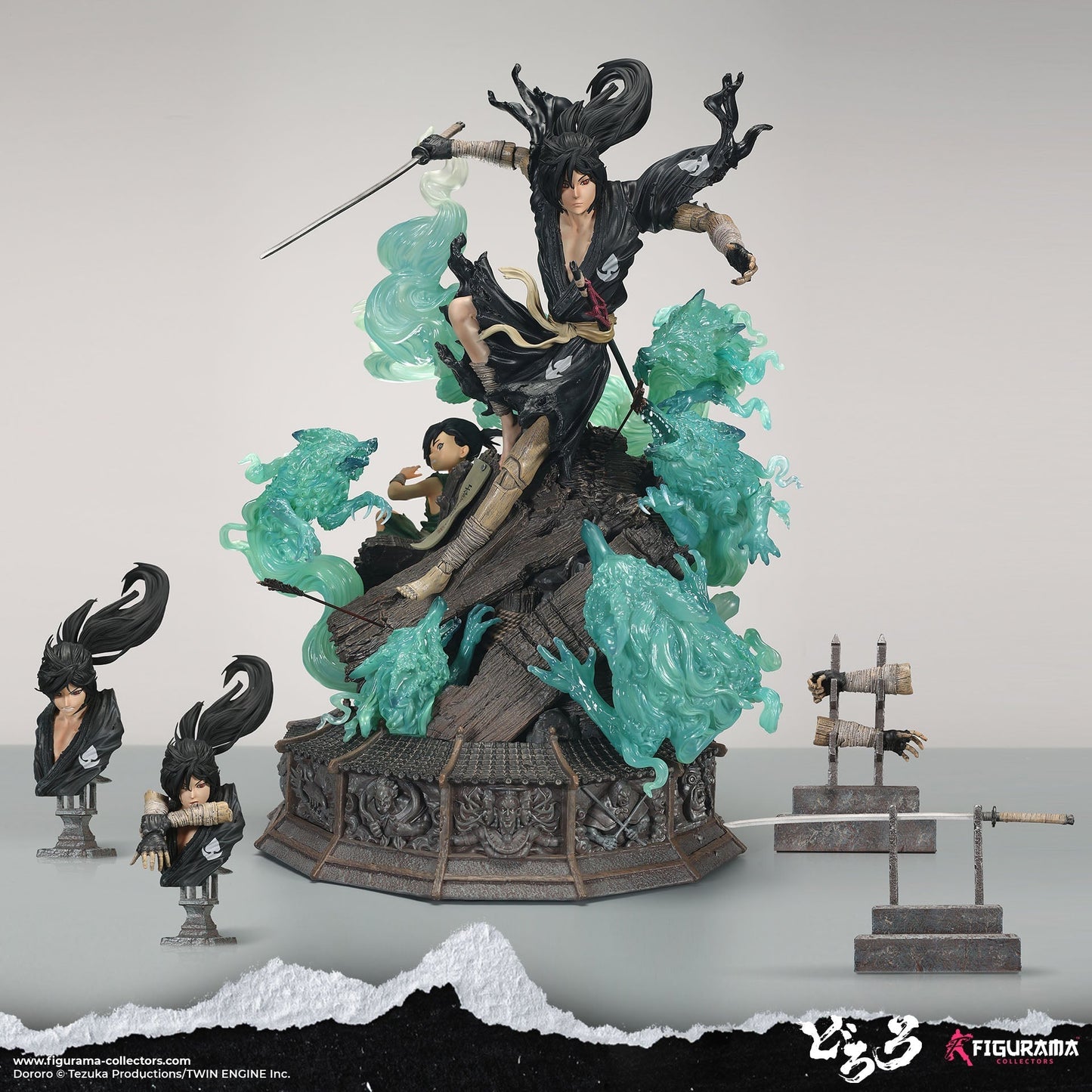 Dororo & Hyakkimaru Elite Fandom Statue By Figurama - Medaid International
