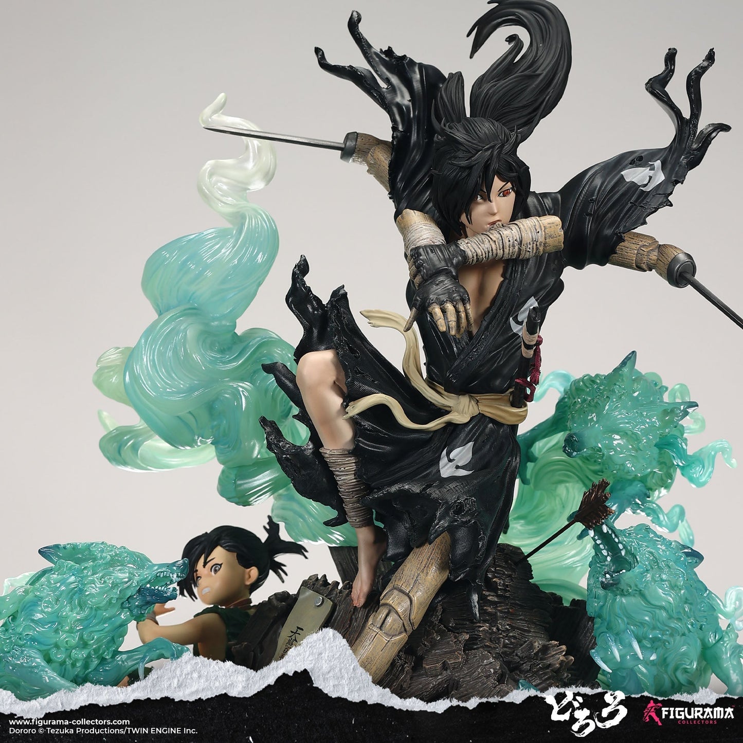 Dororo & Hyakkimaru Elite Fandom Statue By Figurama - Medaid International