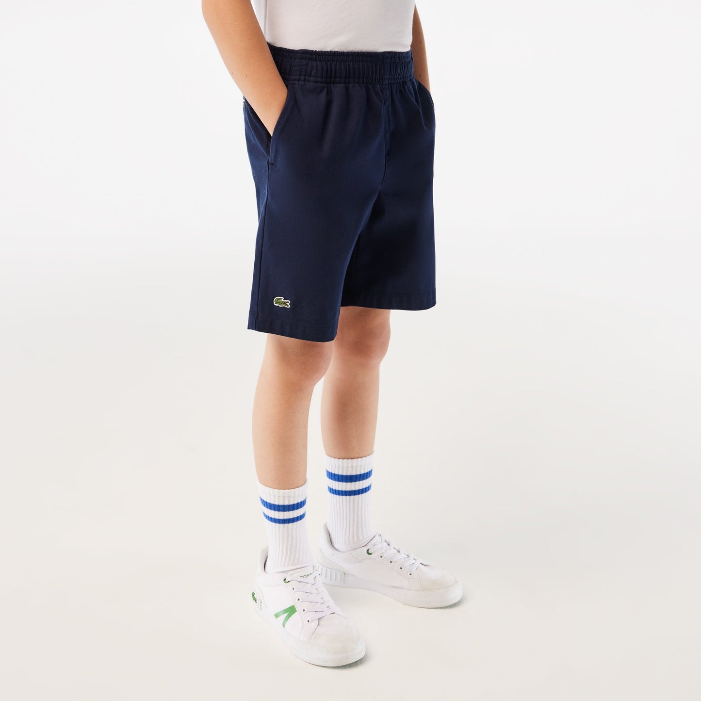 Boy’s Lacoste Lightweight Cotton Gabardine Bermuda Shorts - FJ5242 - Medaid International