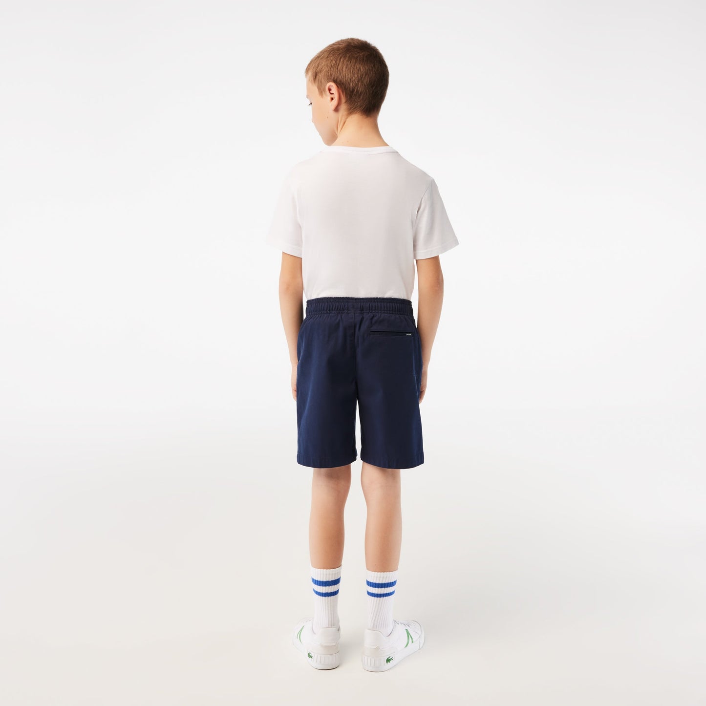 Boy’s Lacoste Lightweight Cotton Gabardine Bermuda Shorts - FJ5242 - Medaid International