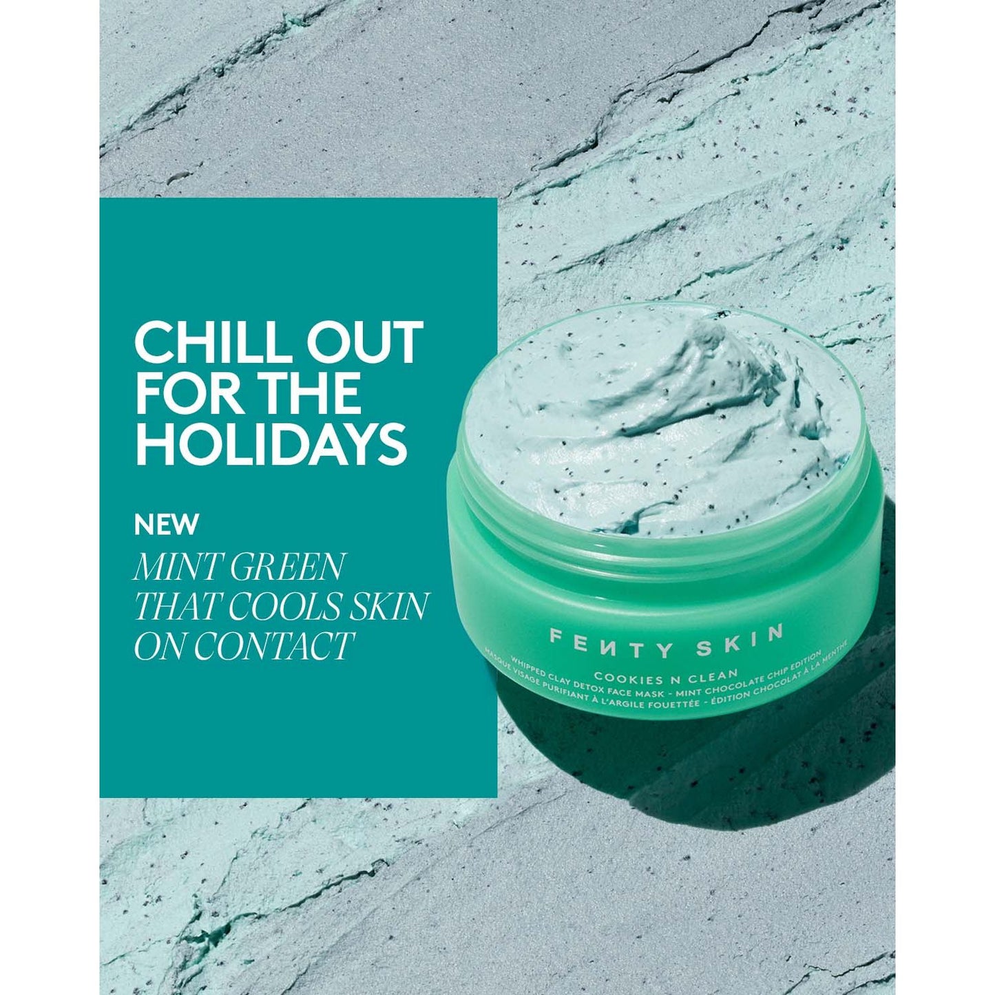 fenty-skin-cookies-n-clean-whipped-clay-pore-detox-face-mask-with-salicylic-acid-charcoal-75-ml - Medaid