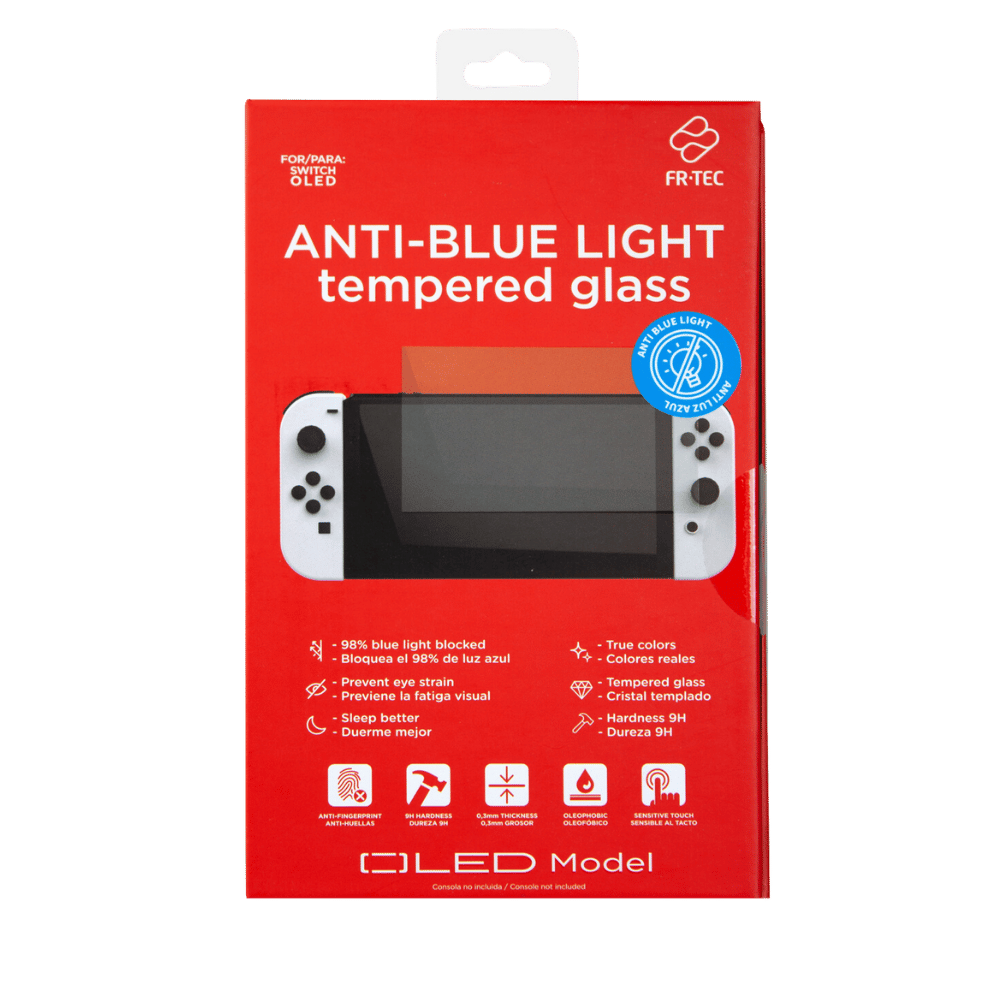 Nintendo Switch Oled Anti Blue Light Tempered Glass Screen Protector - Medaid International