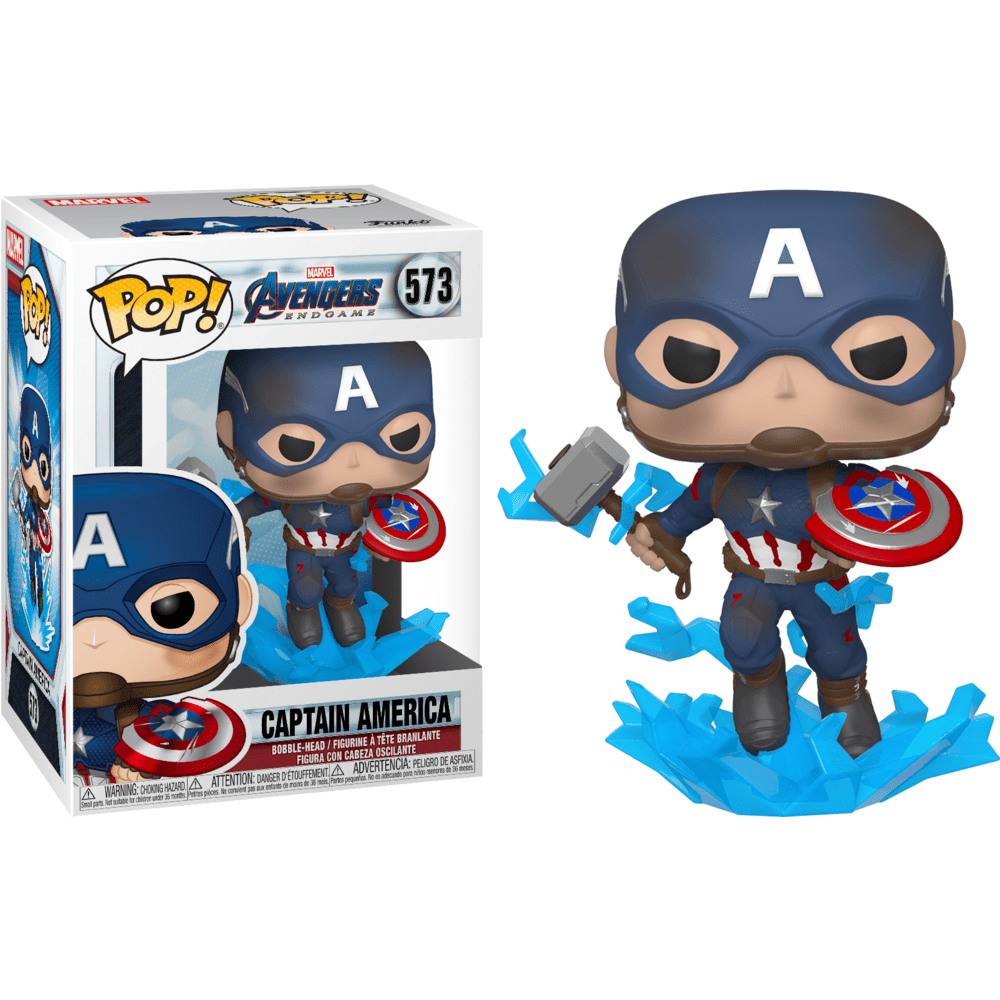 Funko : Marvel Avengers Endgame - Captain America with Broken Shield (573) - Medaid International