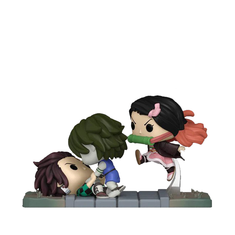 Funko Pop Moments! Animation: Demon Slayer - Tanjiro & Nezuko vs. Temple Demon (Exc) - Medaid International