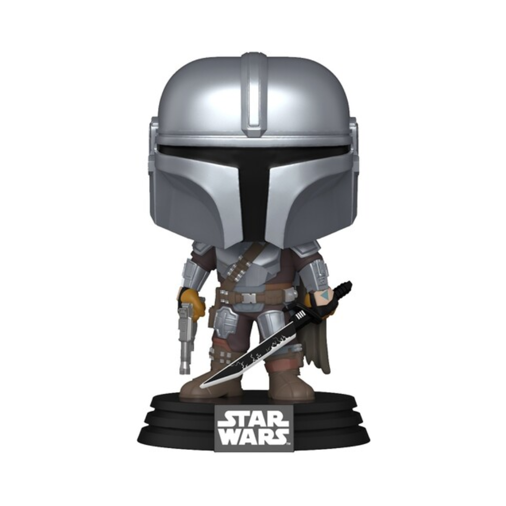 Funkos: Pop! Star Wars: Mandalorian S9 - The Mandalorian with Dark Saber - Medaid International