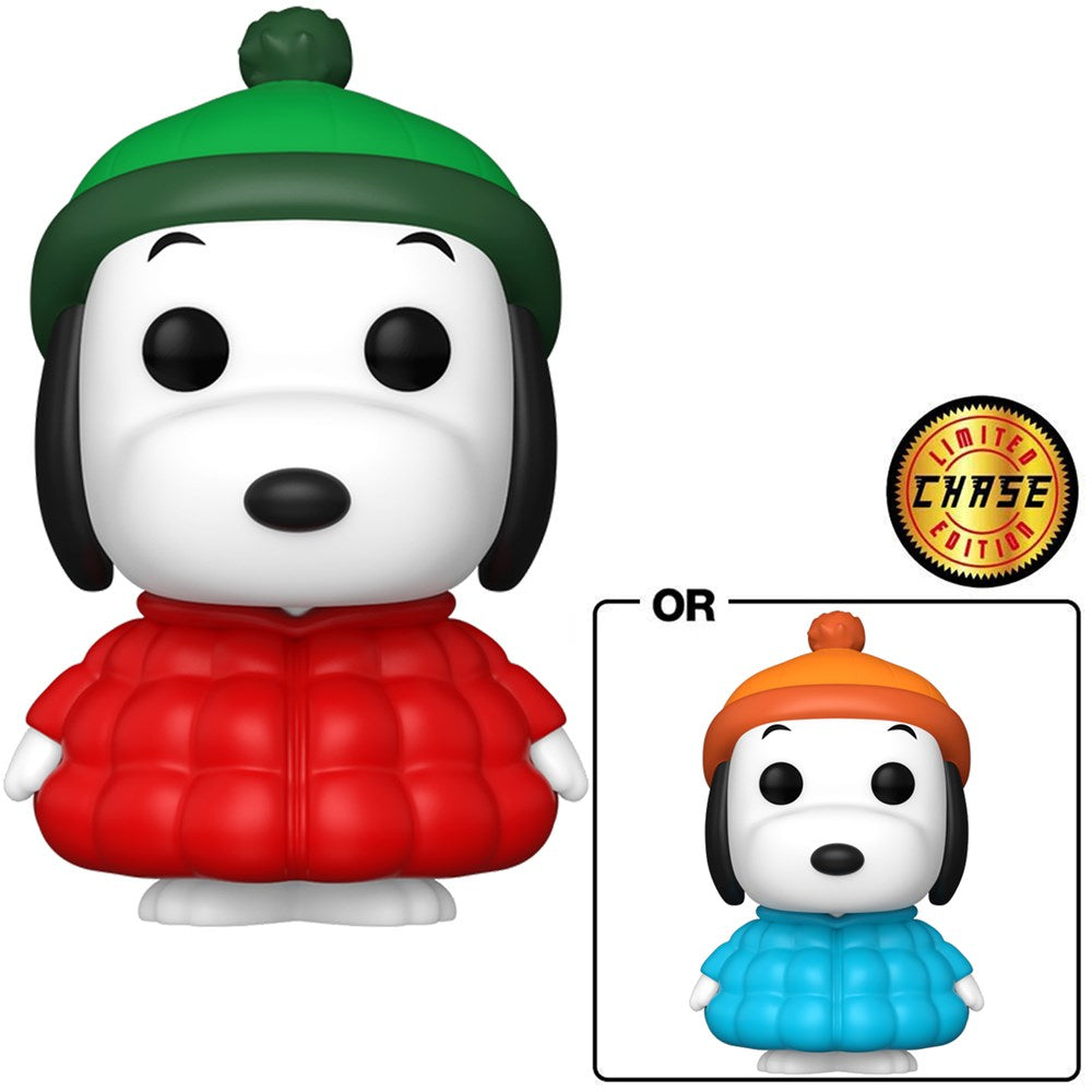 Funko Pop! Animation: Peanuts S7 - Snoopy in Coat w/chase (Exc) - Medaid International