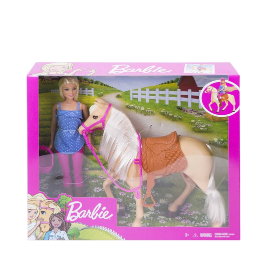Barbie Doll & Horse by Mattel - Medaid International