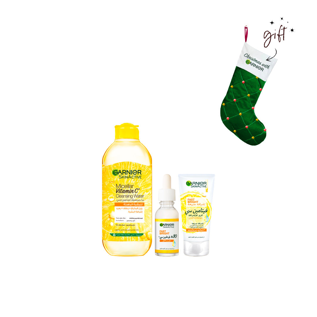 Garnier Bright Skin Bundle At 20% Off + Free Christmas Stockings - Medaid