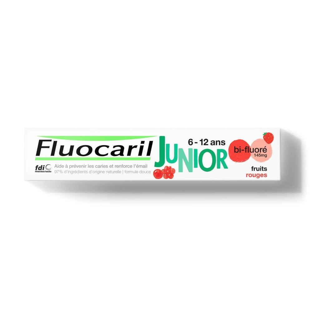 Fluocaril Junior Toothpaste 6-12 Years Red Berry 75 ml - Medaid International