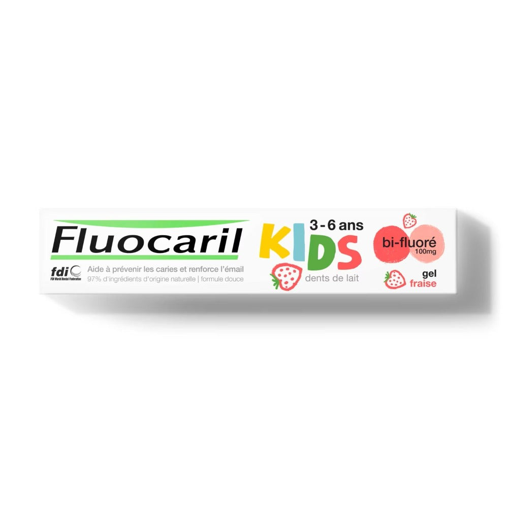 Fluocaril Kids Toothpaste Strawberry 3-6 Years 50 ml - Medaid International